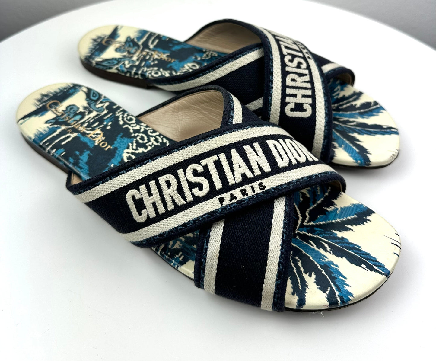 Christian Dior Criss Crossway slides size 39