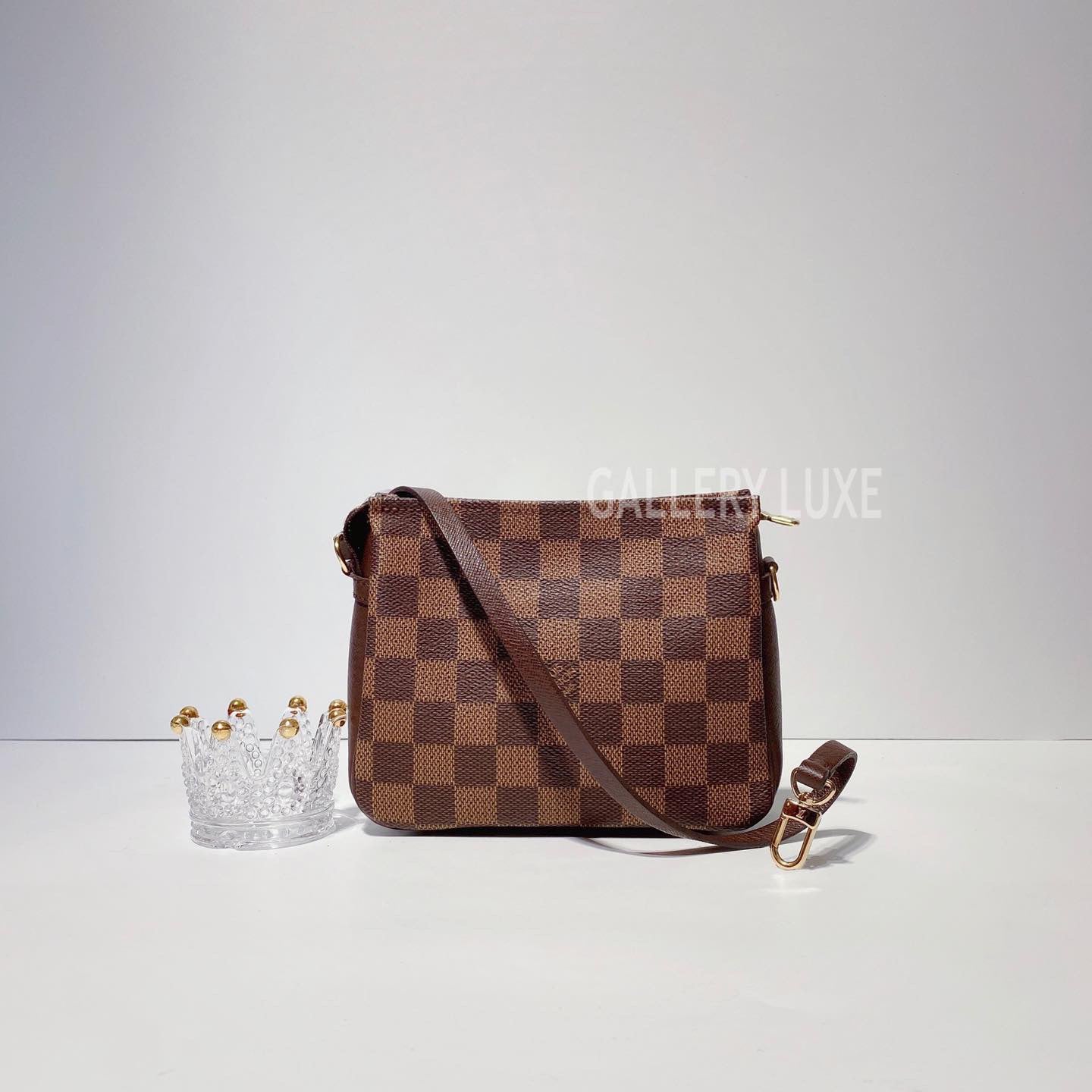 No.3366-Louis Vuitton Damier Ebene Trousse Pochette