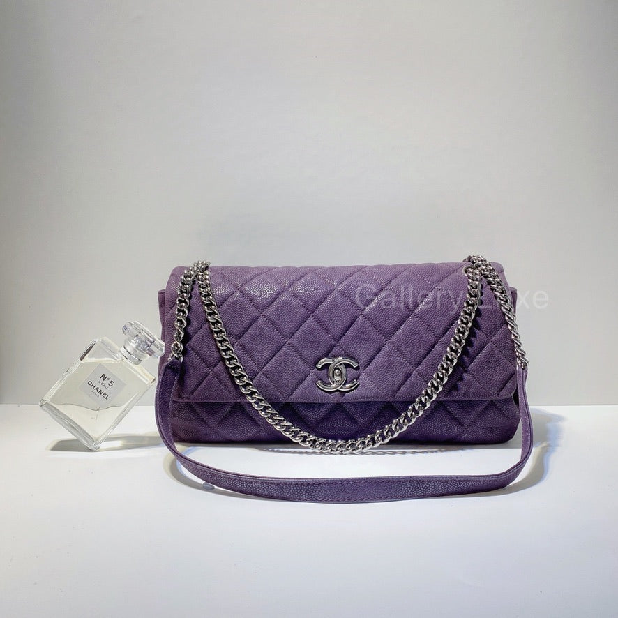 No.2822-Chanel Caviar Lady Pearly Flap Bag