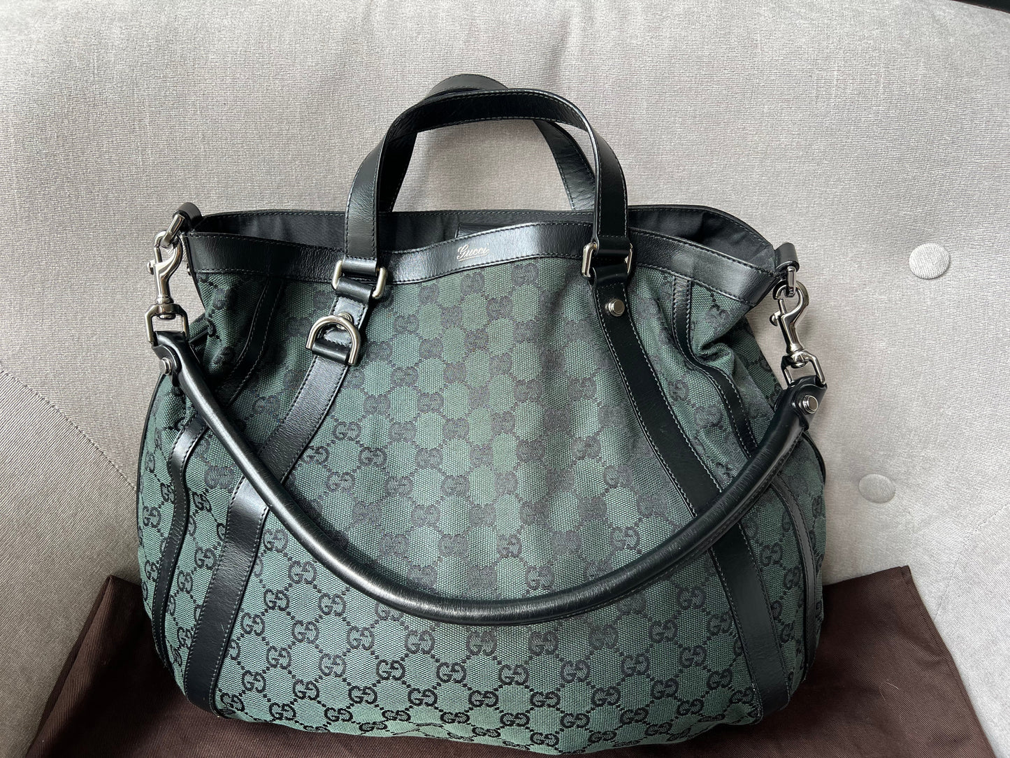 Luxury Gucci Trending 2025 Abbey Convertible GG Canvas Tote