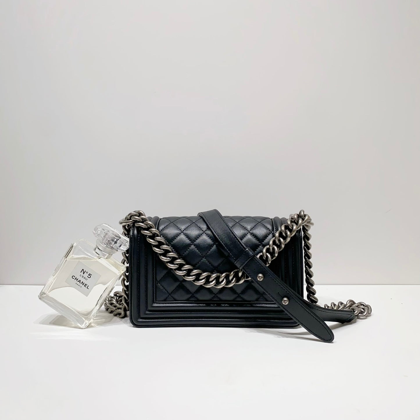 No.4273-Chanel Calfskin Small Boy 20cm