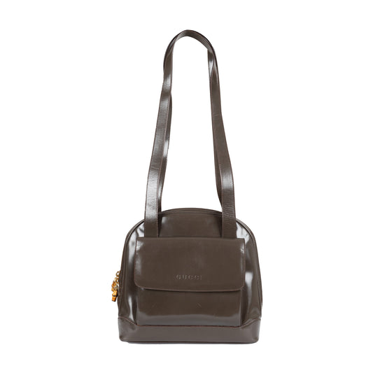 Luxury Gucci Trending 2025 Vintage Patent Leather Shoulder Bag - '00s