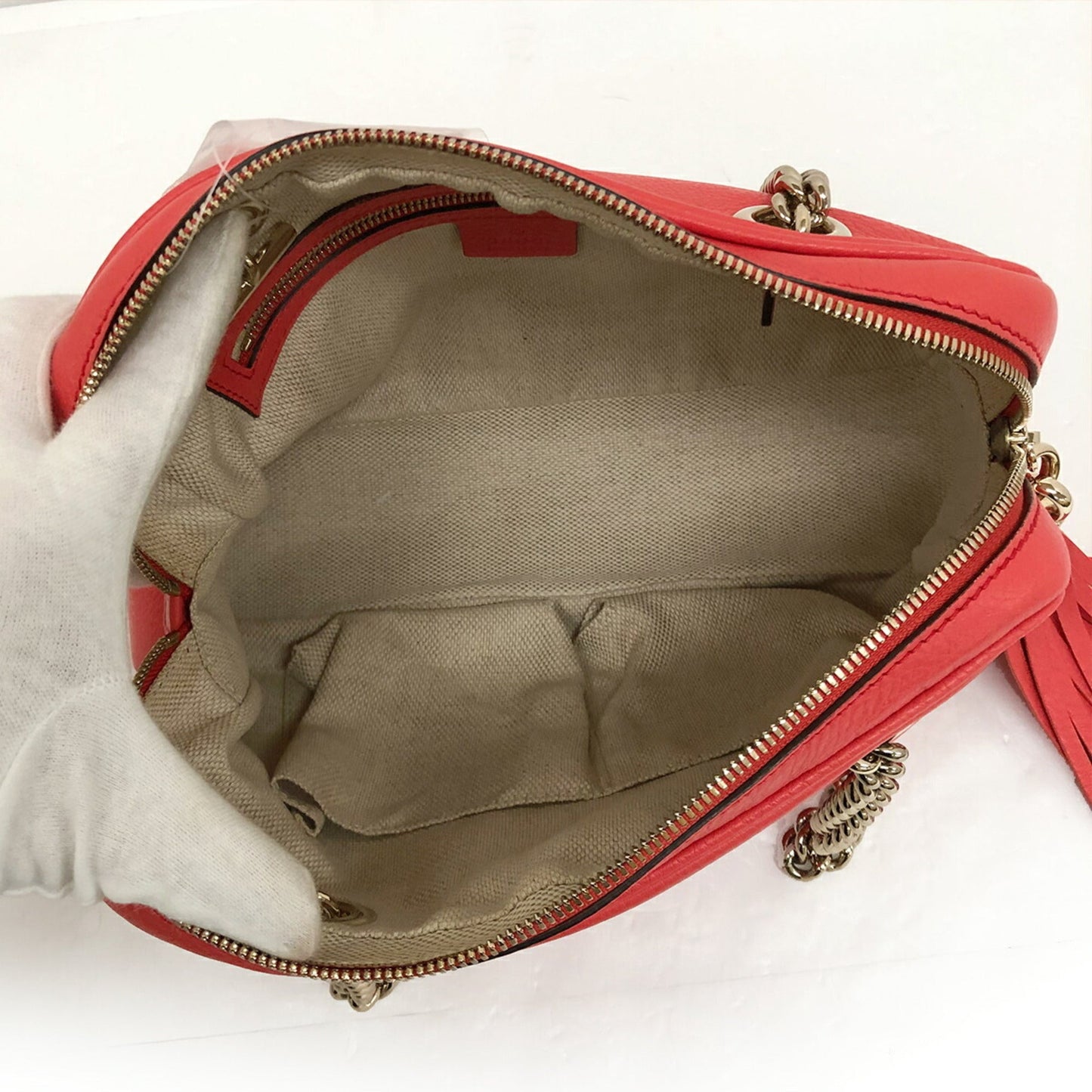 Gucci Soho  Leather Shopper Bag ()