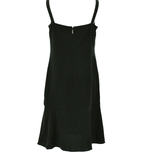Luxury Chanel 2000 fall CC-logo flared minidress #36