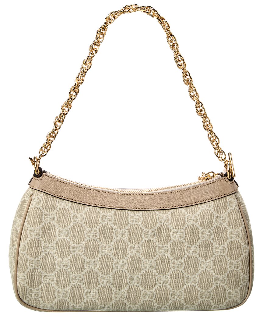 Luxury Gucci Trending 2025 Ophidia Small GG Supreme Canvas & Leather Shoulder Bag