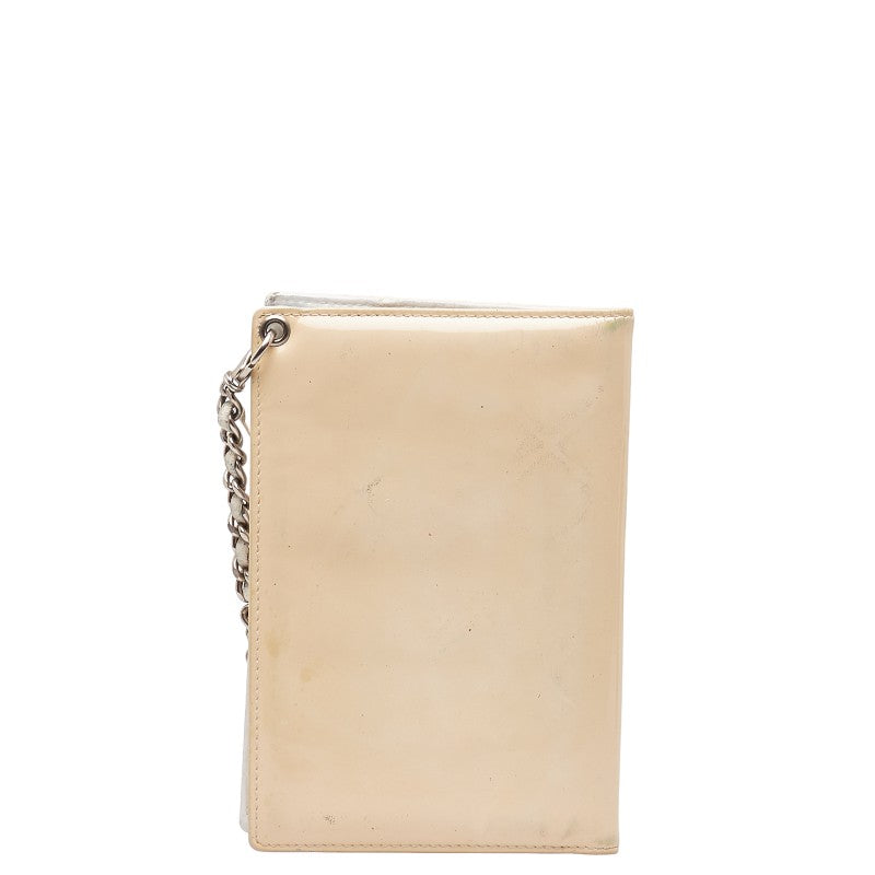 Chanel Coco Card Box Card Her Beige Patent Leather  Chanel