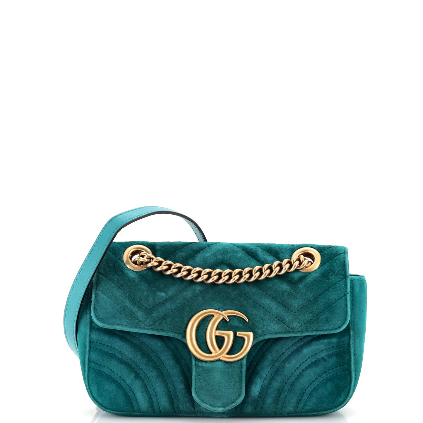 Luxury Gucci Trending 2025 GG Marmont Flap Bag Matelasse Velvet Mini