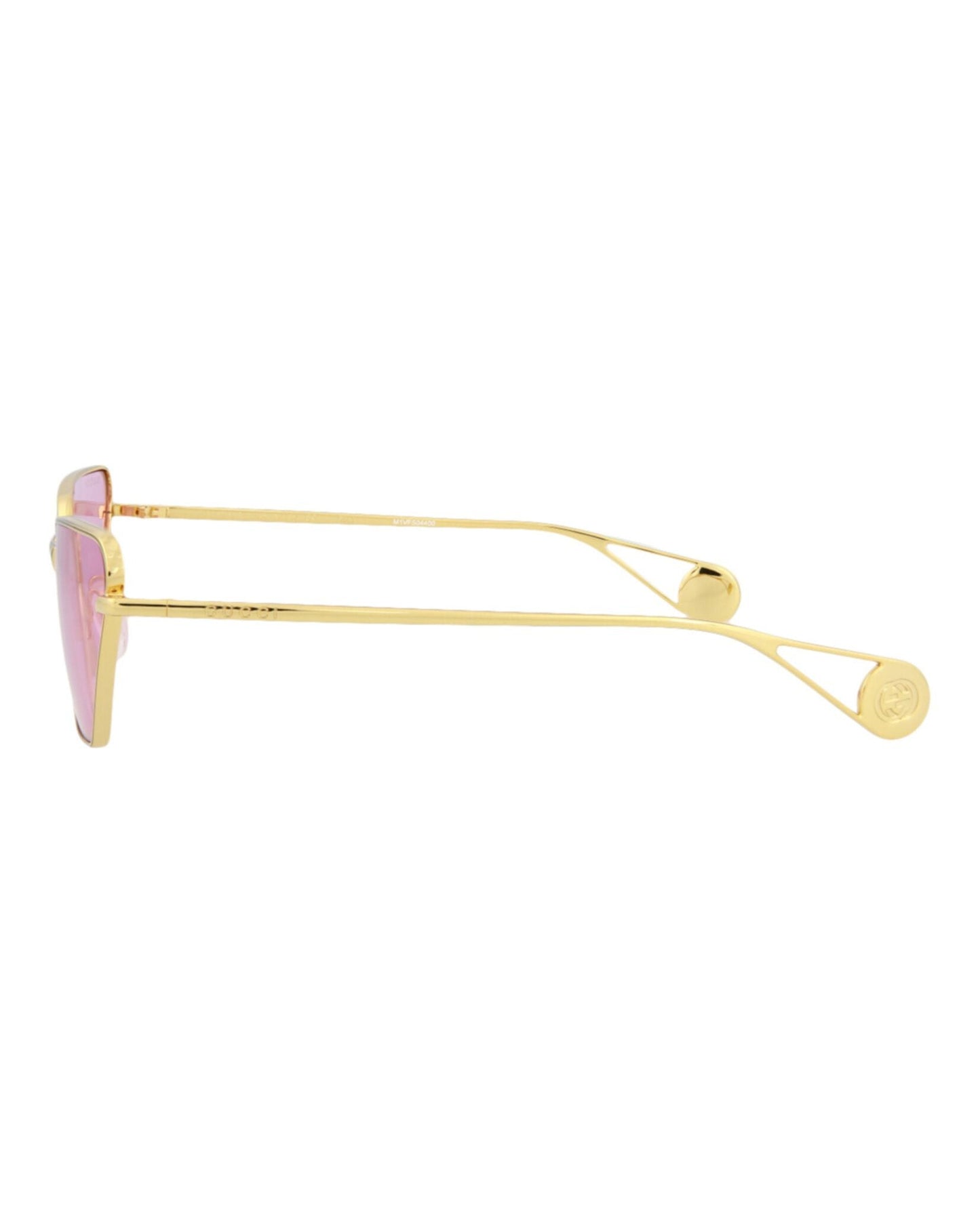 Gucci Cat Eye-Frame Metal Sunglasses
