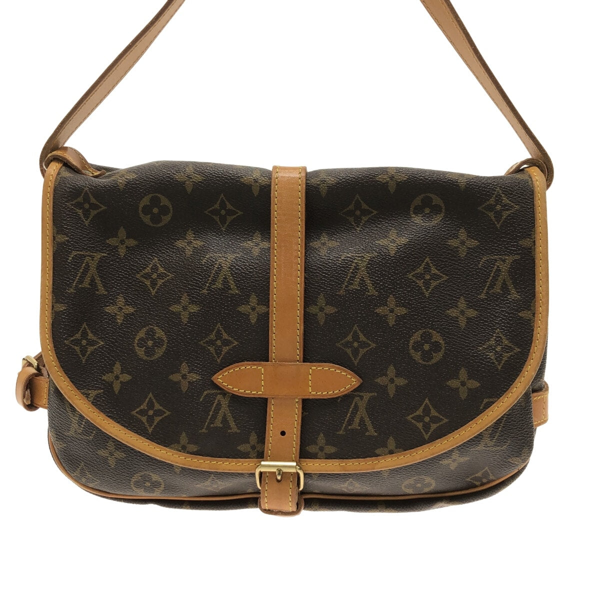 Louis Vuitton Saumur 30  Canvas Shoulder Bag ()