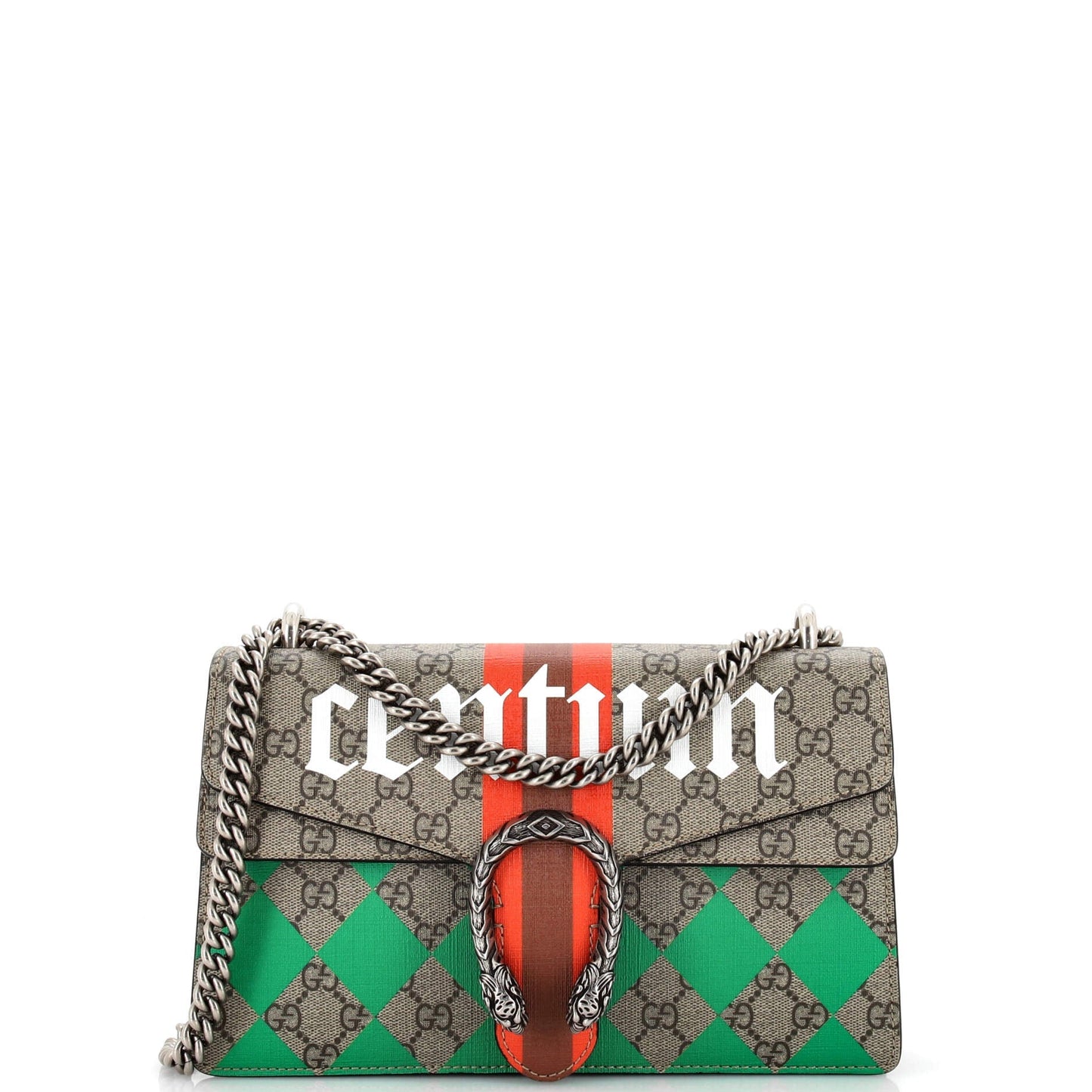 Luxury Gucci Trending 2025 Dionysus Bag Printed GG Coated Canvas Small