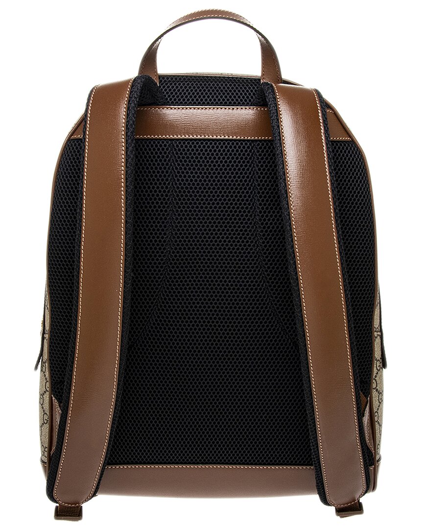 Luxury Gucci Trending 2025 Interlocking G Canvas & Leather Backpack