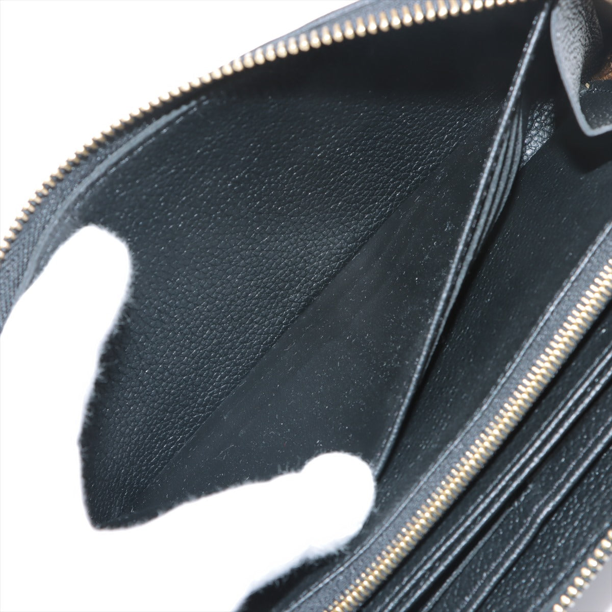 Louis Vuitton Monogram Amplant  Wallet M61864 Noneir Round Zip Wallet