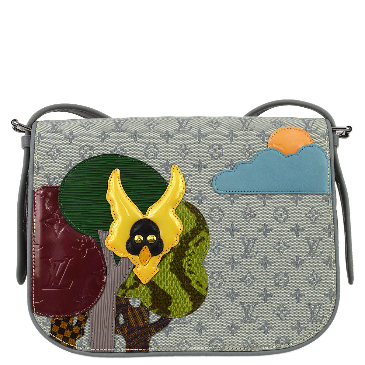 Louis Vuitton 2002 Gray Conte De Fees Musette Shoulder Bag M92279