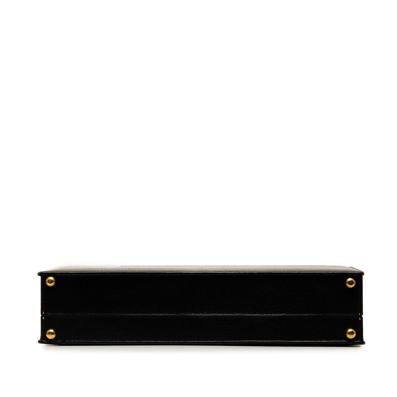 Luxury Gucci Trending 2025 Briefcase Black Leather  Luxury Gucci Trending 2025