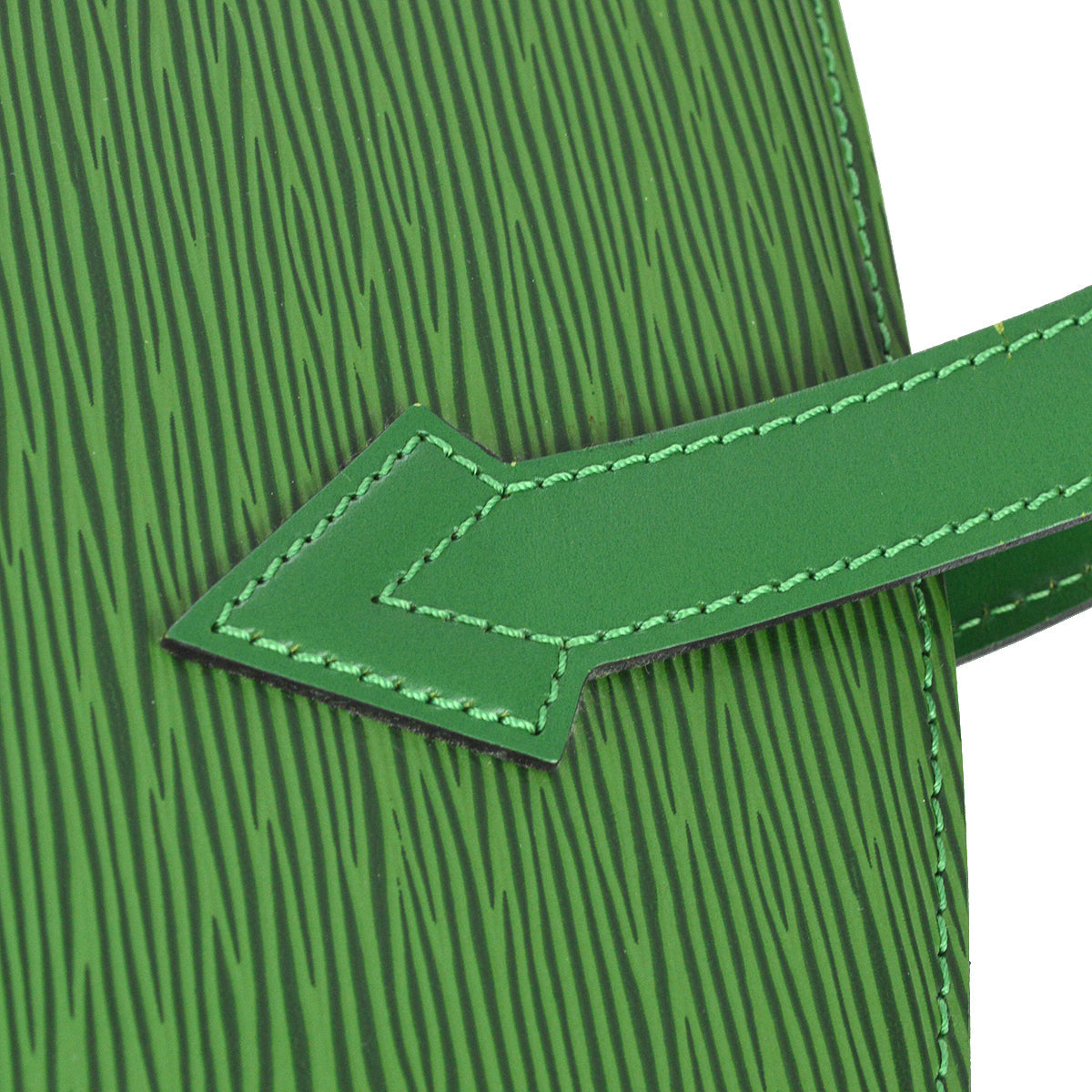 Louis Vuitton 1995 Green Epi Saint Jacques Tote Handbag M52274