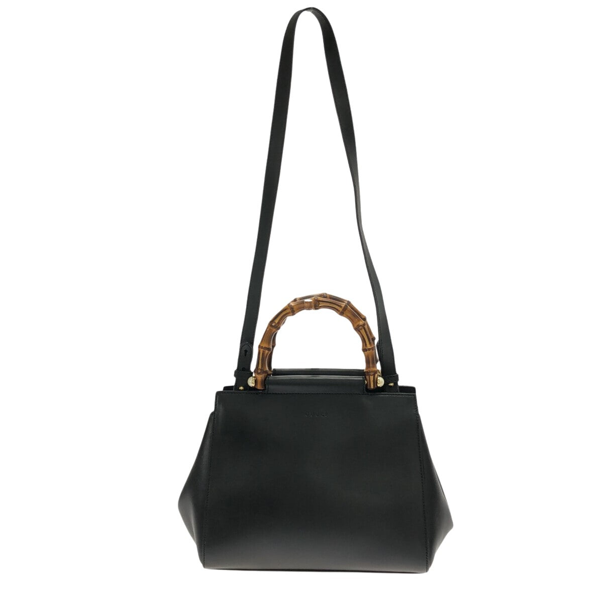 Gucci Bamboo  Leather Tote Bag