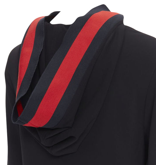 Gucci signature web trim hooded casual dress