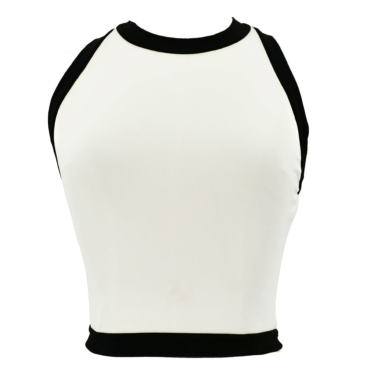 Luxury Chanel 1996 cruise CC cropped tank top #3