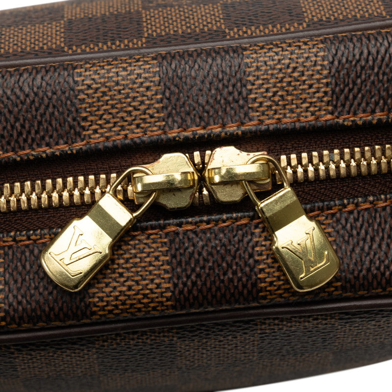 Louis Vuitton Damier Ipanema PM Shoulder Bag N51294 Brown PVC Leather  Louis Vuitton