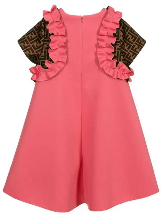 Luxury Fendi Kids Women s Ruffle One Piece JFB409 A8LG F18B2