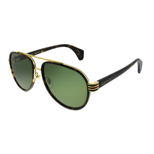 Gucci  GG 0447S 004 Unisex Pilot Sunglasses