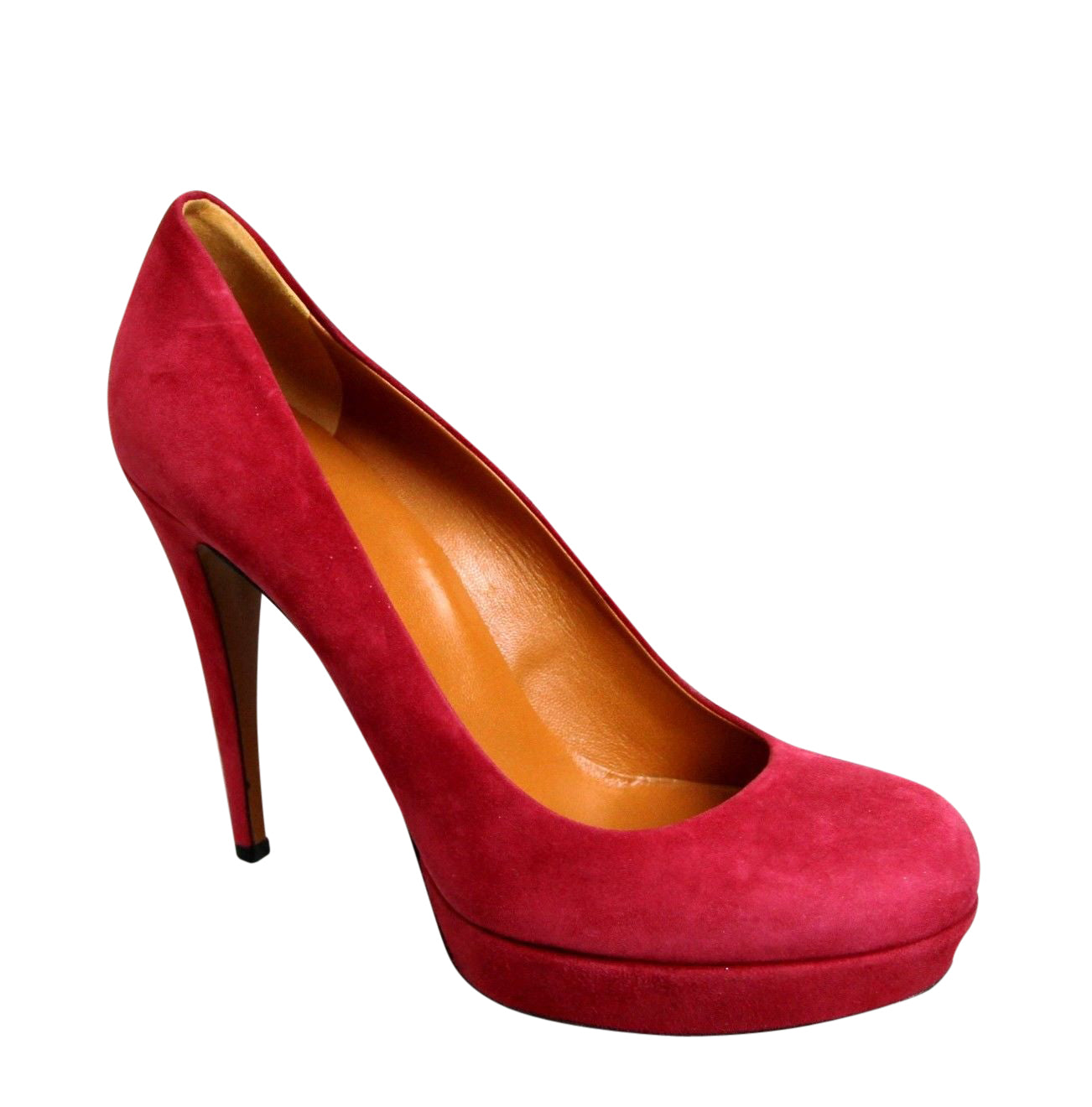 Gucci Women's Suede Platform Pump Shoes