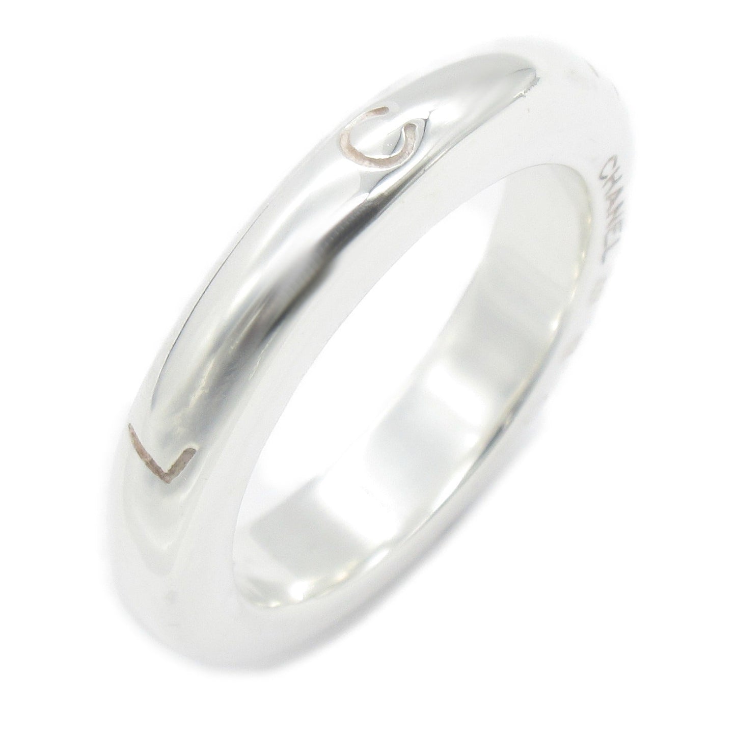 CHANEL Logo Ring and Ring Jewelry Silver 925  Silver