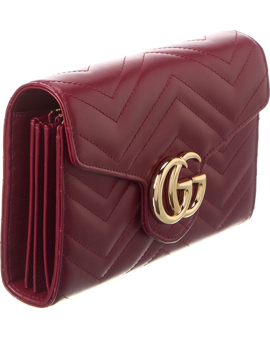 Luxury Gucci Trending 2025 GG Marmont Matelassé Leather Wallet On Chain