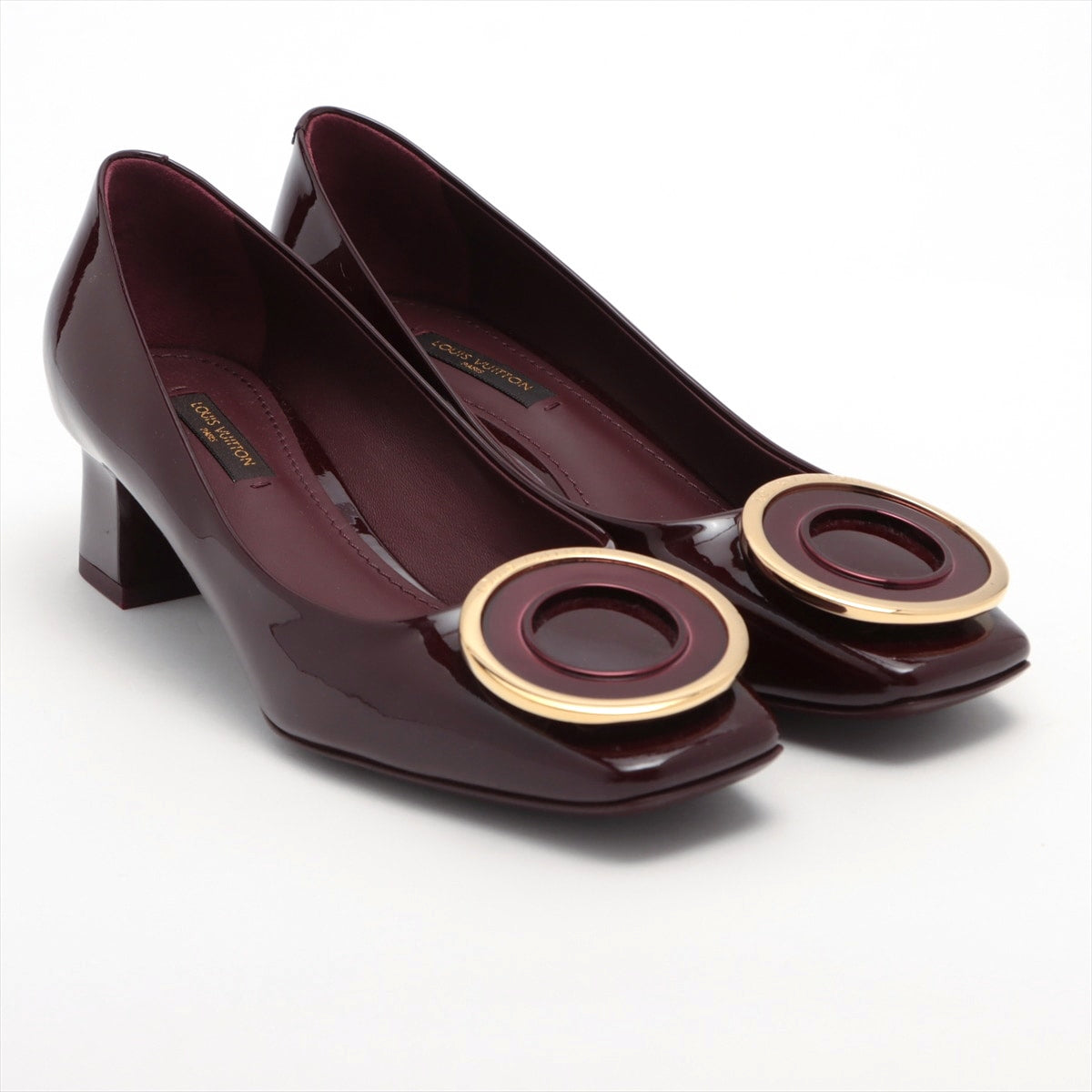 Louis Vuitton 15 years Patent Leather Pump 36 1/2  Bordeaux MA0125