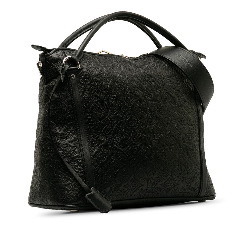 Louis Vuitton Monogram Antias Ixia PM Handbag 2WAY M97071 Black Leather  Louis Vuitton