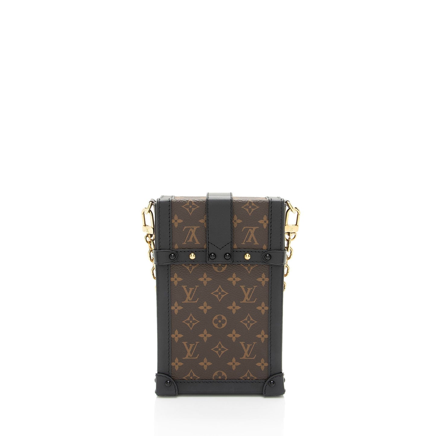 Louis Vuitton Monogram Canvas Pochette Trunk Vertical Shoulder Bag