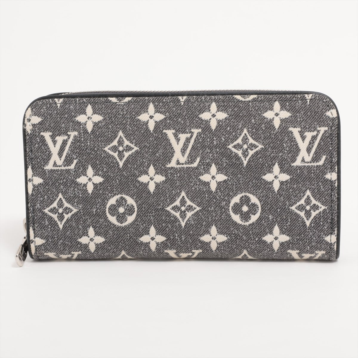 Louis Vuitton Monogram Jagard Denim Zippie Wallet M81858
