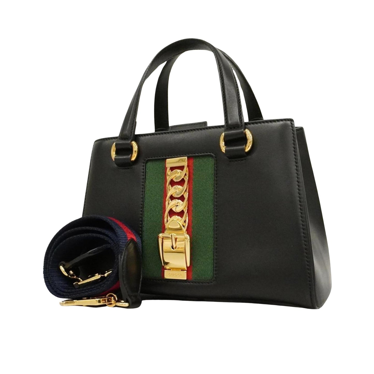 Gucci Sylvie  Leather Handbag ()