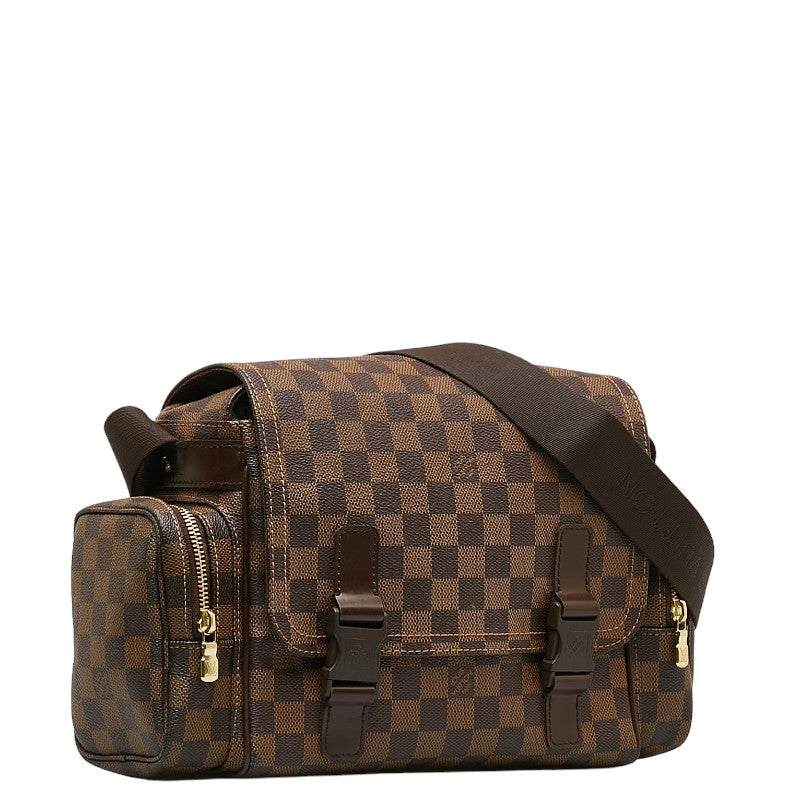 Louis Vuitton Damier Reporters Melville Pulled Shoulder Bag N51126 Brown PVC Leather  Louis Vuitton