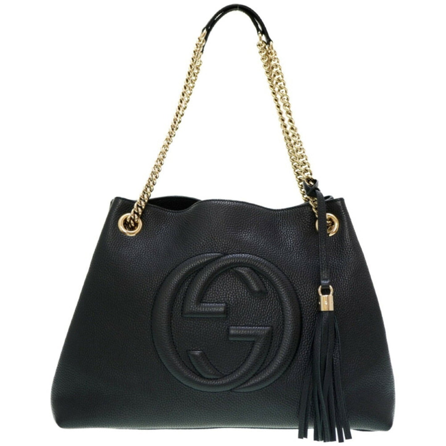 Luxury Gucci Trending 2025 Soho  Leather Tote Bag ()