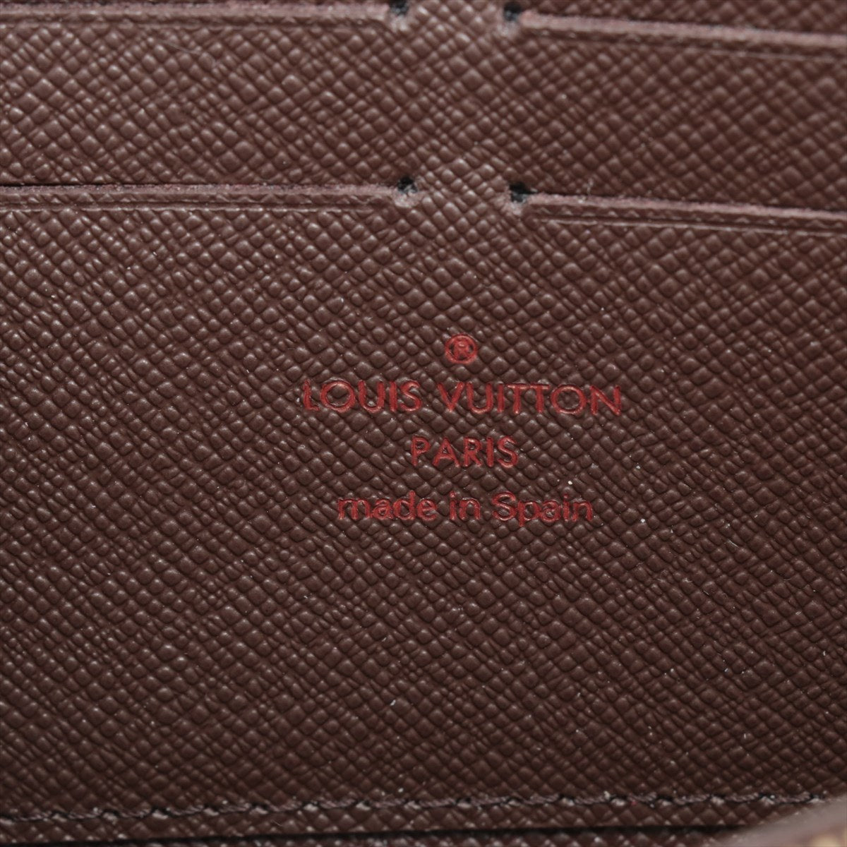 Louis Vuitton Damier Zippy Wallet N60015 Brown Round Zippe Wallet