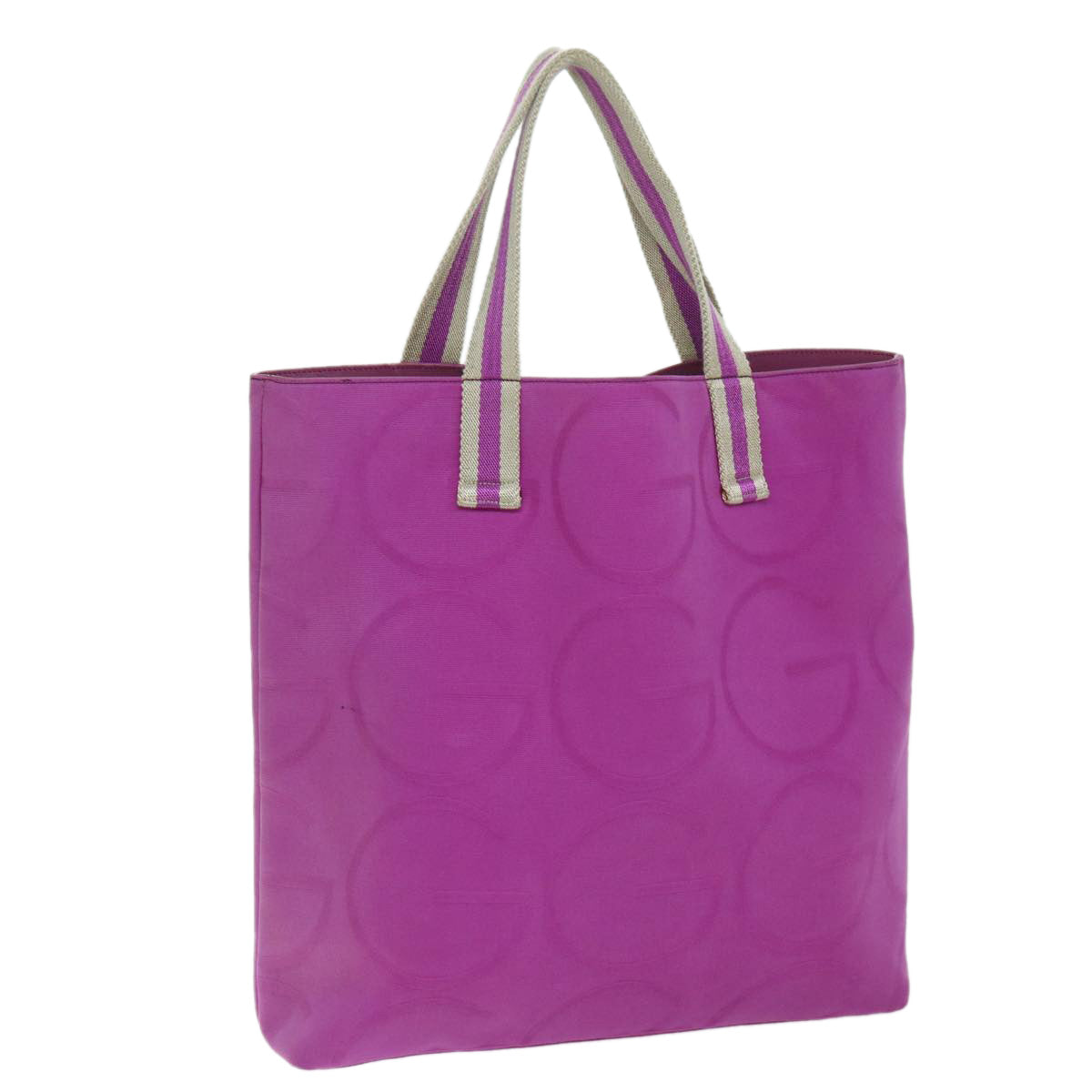 Luxury Gucci Trending 2025 Sherry Line Tote Bag Canvas White Purple