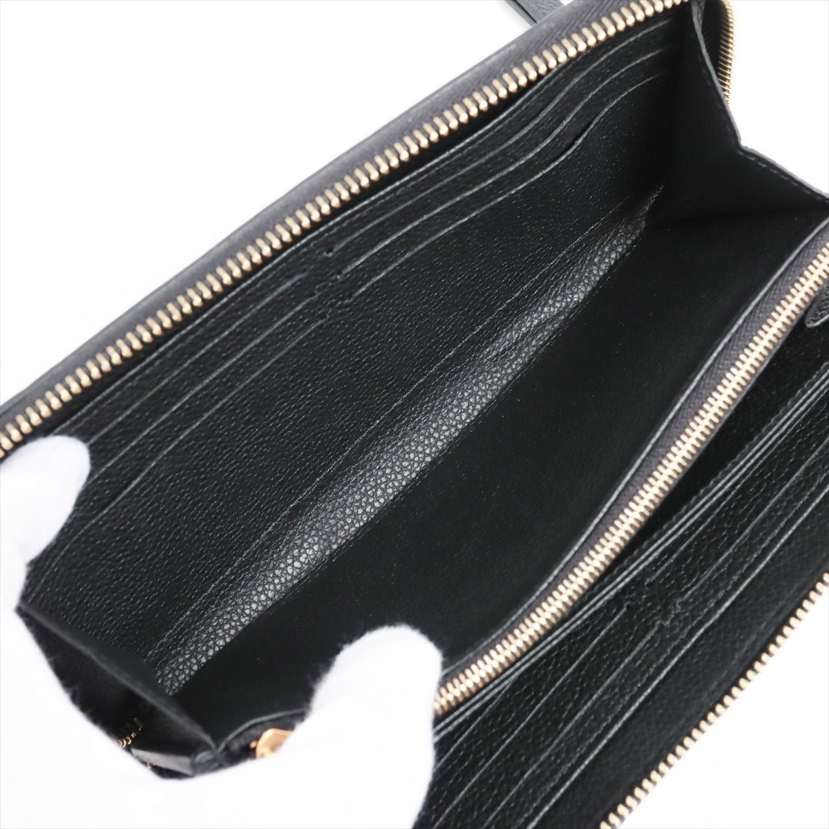 Louis Vuitton Implant  Wallet M61864 Noir Round Jeep Wallet