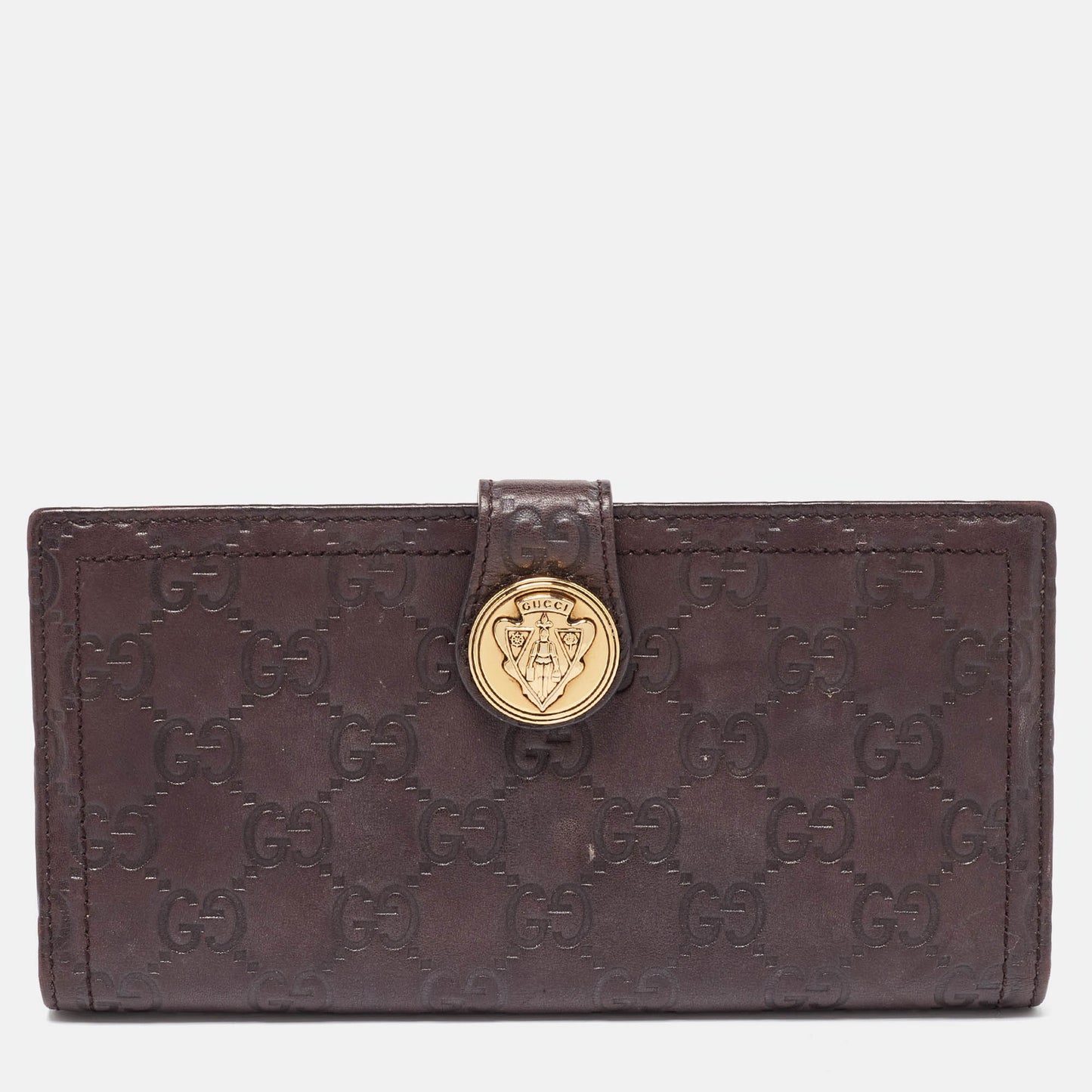 Luxury Gucci Trending 2025 Brown Luxury Gucci Trending 2025ssima Leather Hysteria Continental Wallet