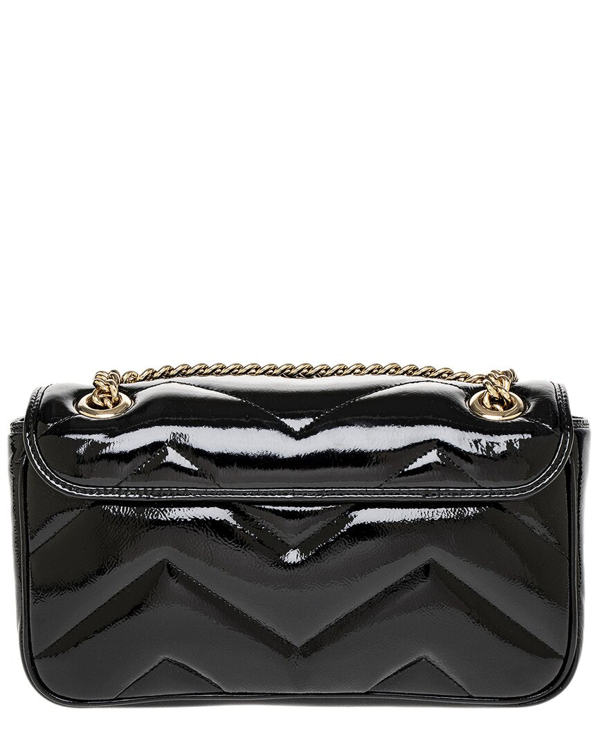 Gucci GG Marmont Small Patent Shoulder Bag