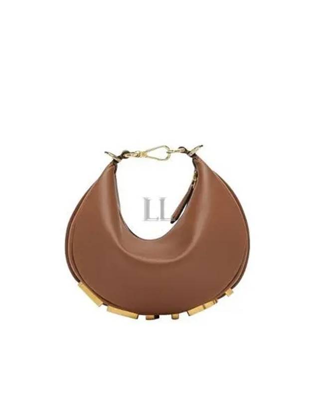 Luxury Fendi Luxury Fendigraphy Leather Small Tote Bag Brown