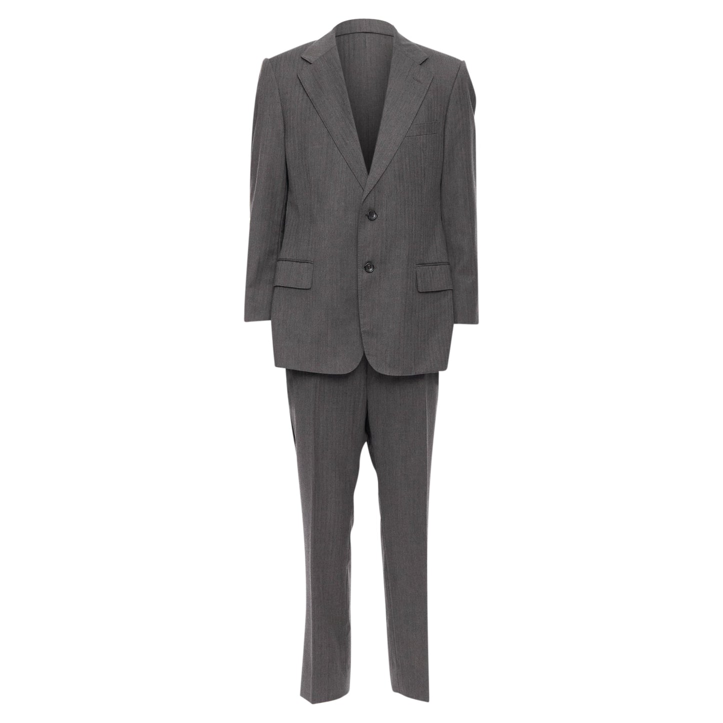 Gucci Vintage Stripe Cropped Sleeve Blazer Suit