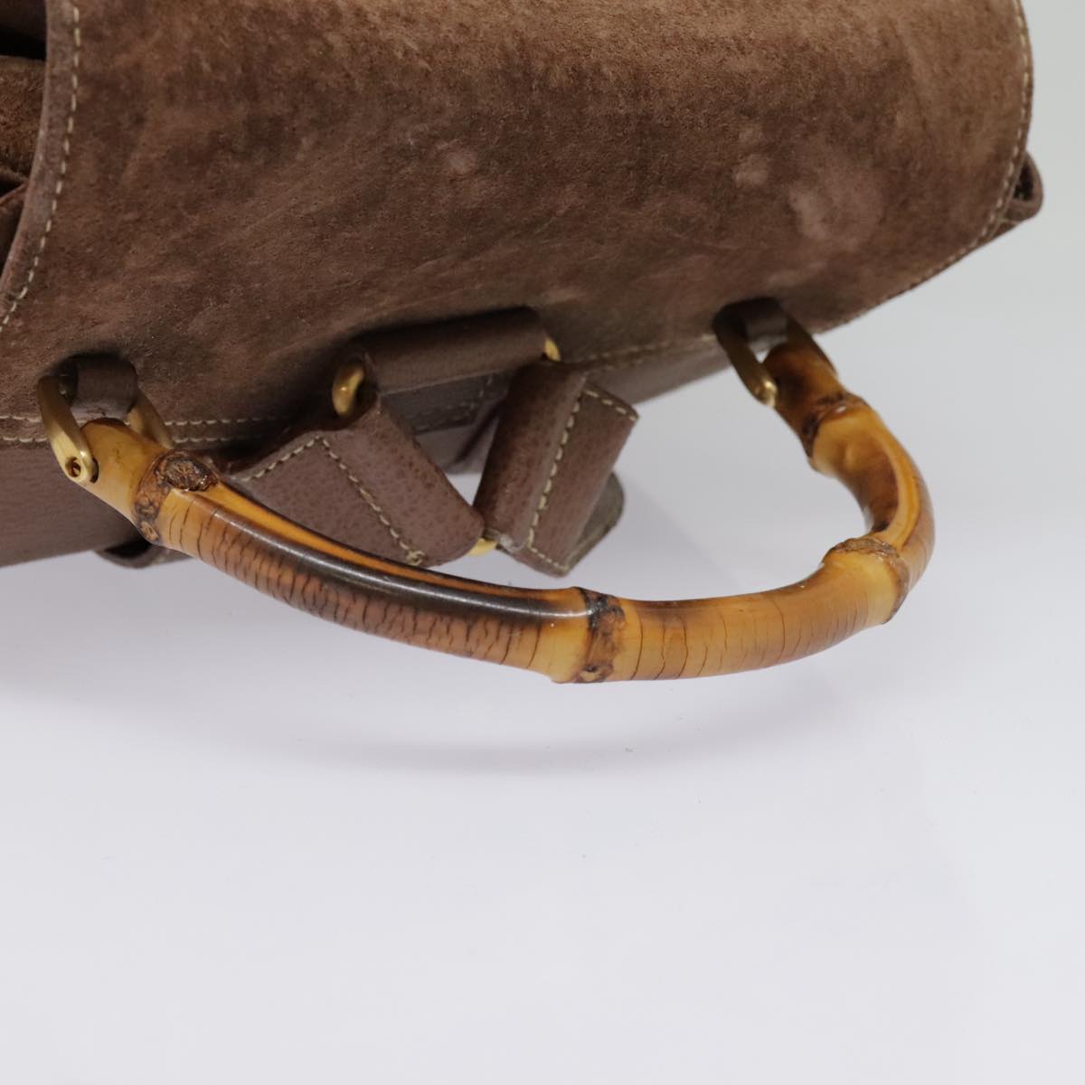 Luxury Gucci Trending 2025 Bamboo  Suede Backpack Bag