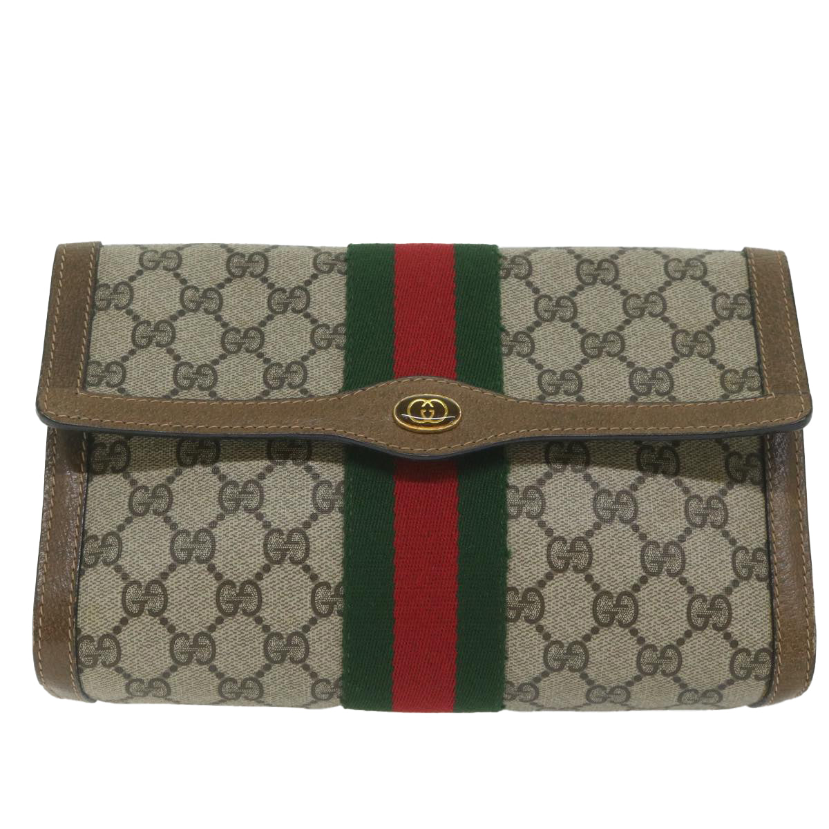 Gucci Sherry  Canvas Clutch Bag ()