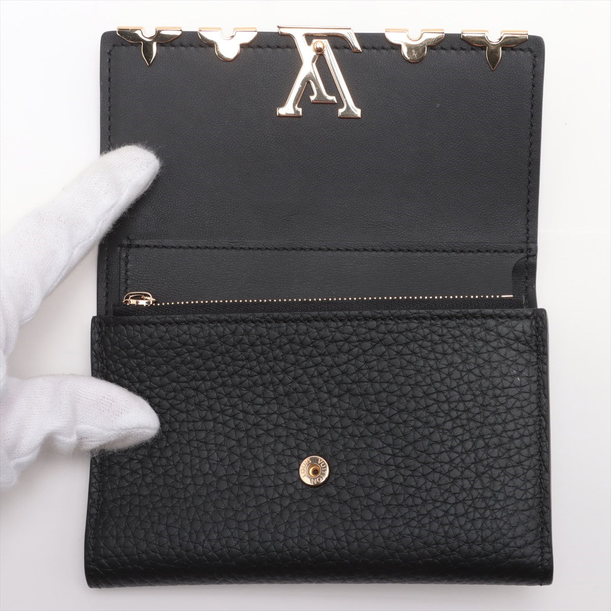 Louis Vuitton  Portfolio Capsine Compact  Noneir Compact Wallet M82764