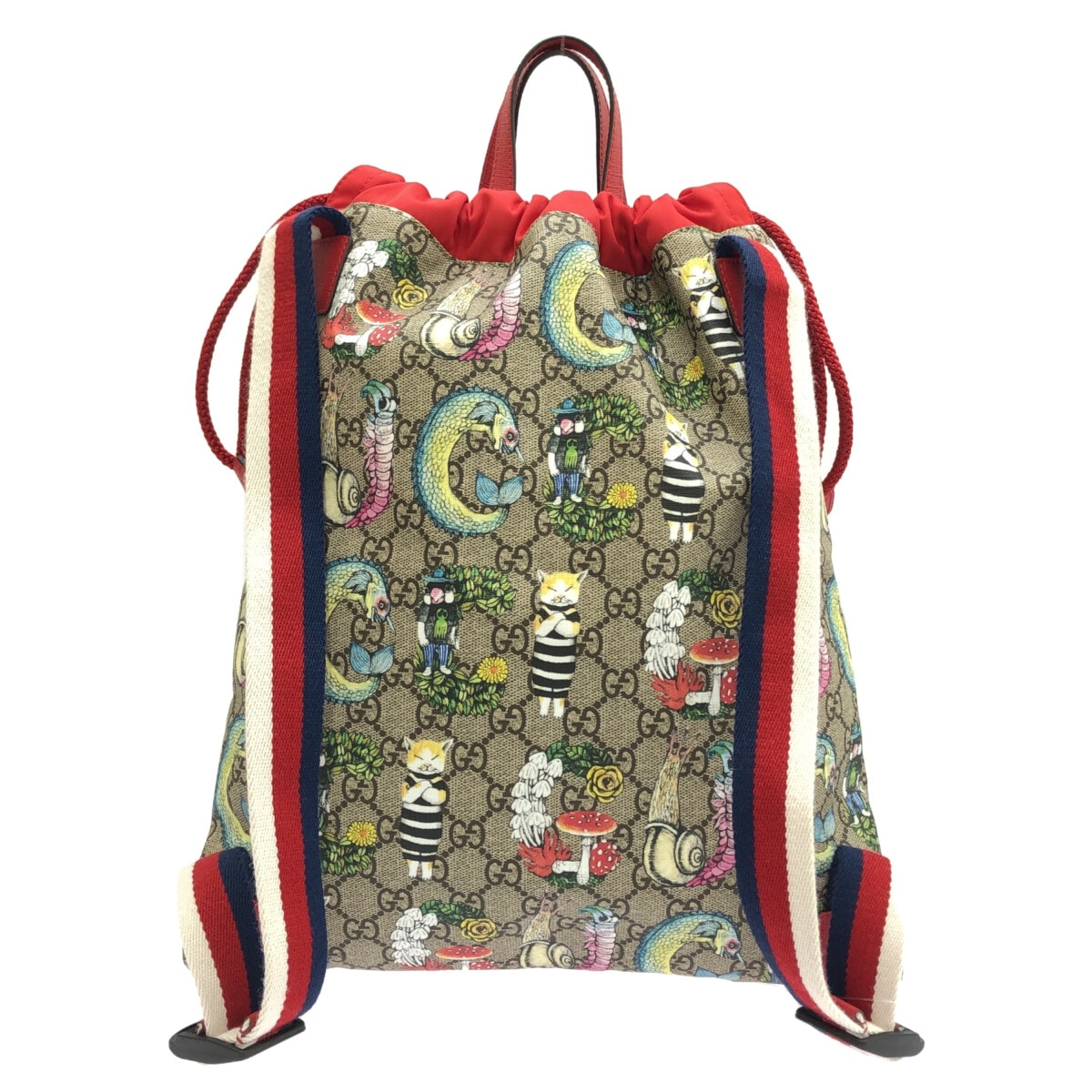 Gucci Yoko Higuchi  Canvas Backpack Bag ()
