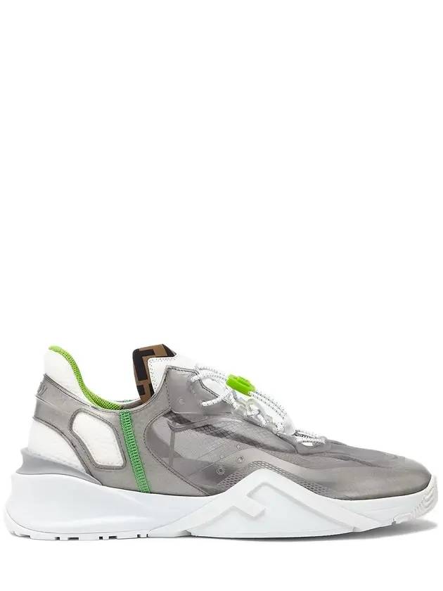 Luxury Fendi Flow Low Top Sneakers Grey
