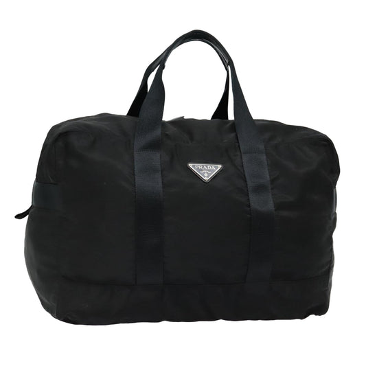 Luxury Prada Boston Bag Nylon Black  90048