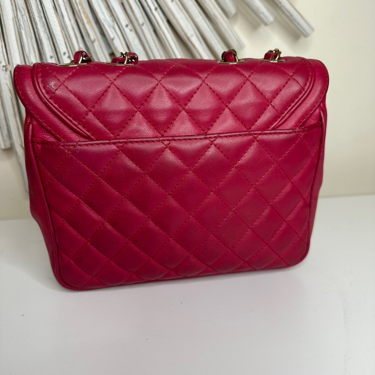 Luxury Chanel Pink Flap Bag