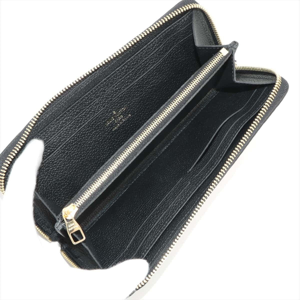Louis Vuitton Amplant Portfolio Clemens M60171 Noir Round  Wallet